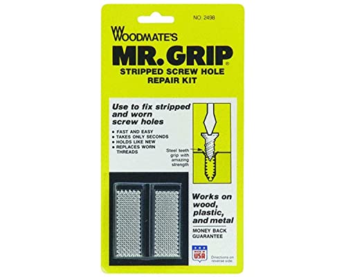 Woodmate 2498 G. Grip vijak Popravak za popravak, čelik, paket od 3