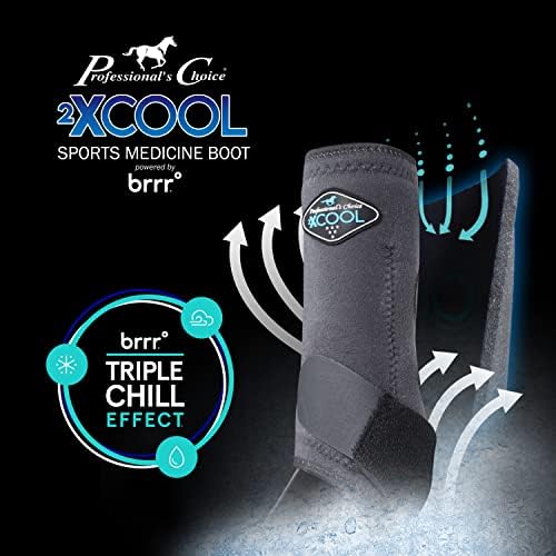 Professional's Choice 2xcool Sports Medicine čizme za konje | zaštitni & prozračni dizajn za vrhunski komfor, izdržljivost & hlađenje