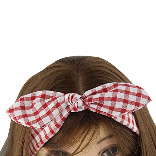 Carede ženske djevojke mašna za glavu boho Flower Printing Bunny ears design Hair Band, pakovanje od 6
