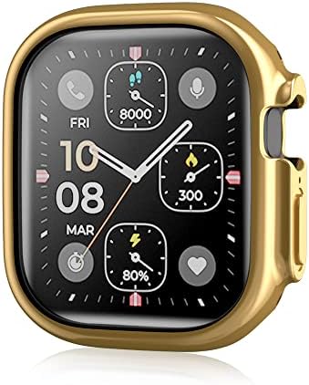 Kompatibilan je sa Apple Calter Ultra 49mm Zaštitni poklopac zaslona zaslona odbojnika Mekani TPU SOXO otporan na Apple Watch Ultra