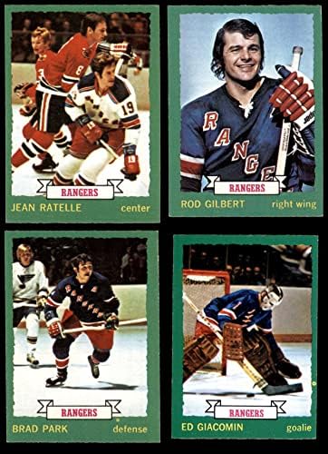 1973-74 O-Pee-Chee New York Rangers u blizini Team Set New York Rangers - Hokej Bivši rendžeri - Hokej