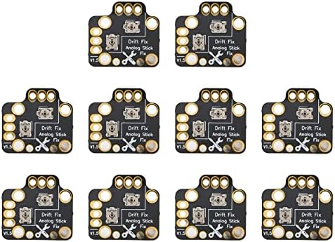 10pcs Gamepad džojstik za popravke za popravke PS4 za PS5, 3D simulirani model za popravke šipke, kontroler analogni stick za popravak