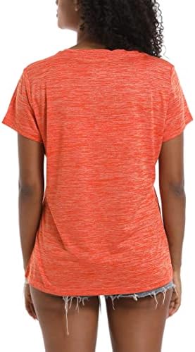 TACVASEN ženske vježbe Majice kratki rukav Tees Brze suho lagane košulje Atseletski posadski vrat Teretni vrhovi