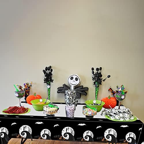 Renbangus 3 kom božićne noćne mometarne partijske partijske stolke, Halloween Pumpkin Jack Theme Party Plastični stol za prekrivače