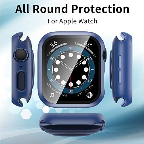 [2 pakovanje] GEKYBY kaljeno staklo za Apple Watch 40 mm serije SE / 6/5/4, ugrađeni zaslon od kaljenog stakla ultra tanki branik