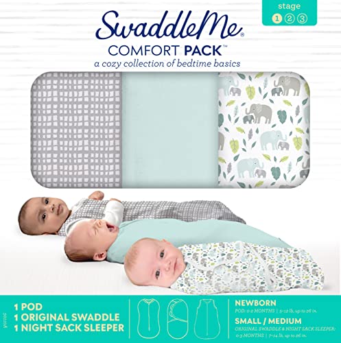SwaddleMe Comfort Pack-Veličina Mala, 0-3 Mjeseca, 3-Paket Baby Swaddle Set