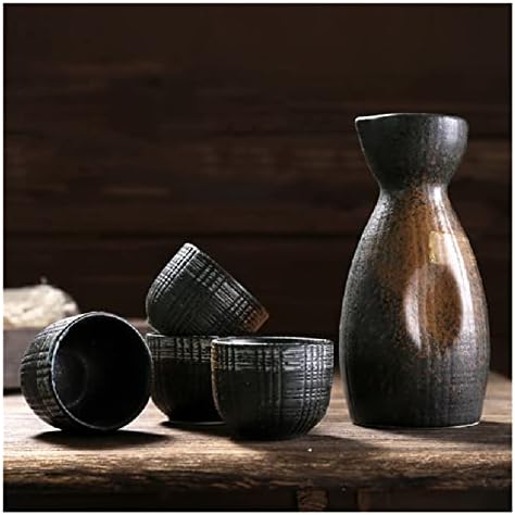 Yxbdn sake set keramički vinski set Početna izolacija Vinska stakla Keramika Jedna lonca Četiri naočale