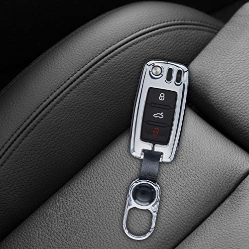 Kwmobile poklopac ključa kompatibilan sa VW Škoda Seat-Silver