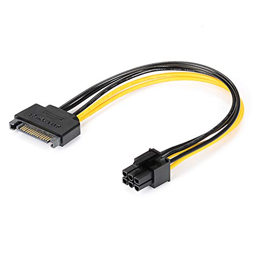 J & amp;D SATA kabl za napajanje, SATA 15 Pin na 6 pin PCI Express grafička grafička kartica Adapter za kabl za napajanje