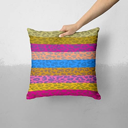 Iirov neonski škakljivi cheetah Print - Custom Decorativni kućni dekor unutarnji ili vanjski bacanje jastuka plus jastuk set za kauč,