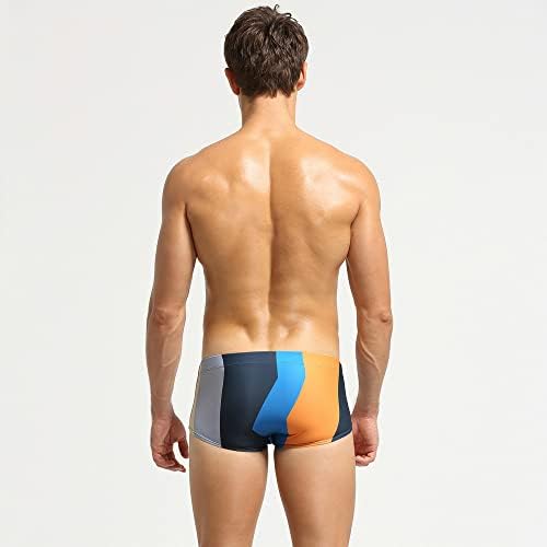 WenKomg1 Muška kupaca, patchwork gaća za plivanje Niski uspon Brzo suho kupaće kostim kupaći kostimi