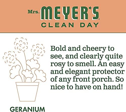 Meyerov sapun za ruke, napravljen od eteričnih ulja, biorazgradiva Formula, Geranium, 33 Fl. Oz