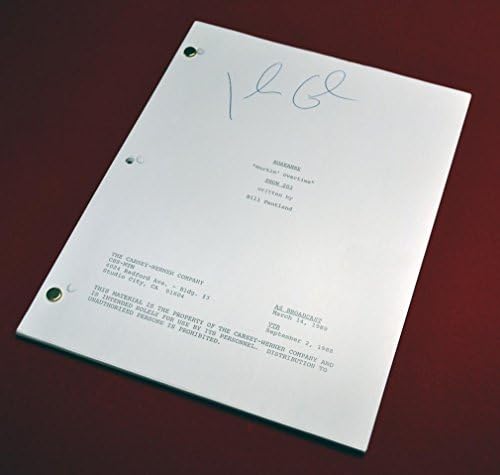 John Goodman potpisao je scenarij autograma, Uacc Rosanne TV emisija DVD Boxed set, futrola, coa, plak