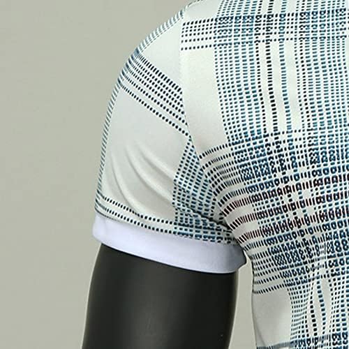 XXBR MENS casual atletic golf polo majice Okrenite patentni zatvarač za ovratnik Polo majica kratkih rukava Funny majice za muškarce