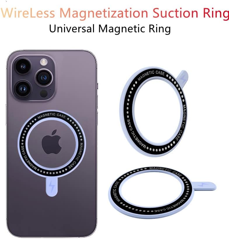 Univerzalni fluorescentno zeleni magnetni prsten kompatibilan sa MagSafe za bežično punjenje，koristi se za Apple i Android telefone koji podržavaju bežično punjenje