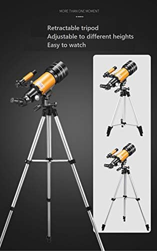 Teleskop za odrasle teleskop 70 mm Prečnik 300 mm, dečiji teleskop puna višeslojna optika 30070 astronomski teleskop dečiji poklon