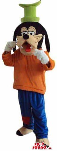 SpotOund Goofy Dog sa dugim ušima crtanim likom Masc Masc Američki kostim