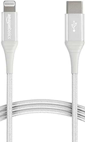 Basics Nylon USB-C do gromobranskog kabla, MFI certificirani kabel za punjenje za Apple iPhone 14 13 12 11 x XS Pro, pro max, plus,