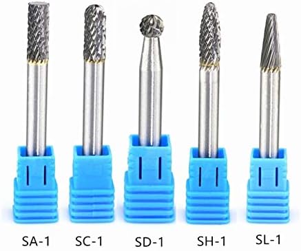 Glodalica za glodalo rotirajuća Bit 6MM glava Carbide Rotary file Set 6mm ručka Metal graviranje, bušenje i poliranje burgija za kalup