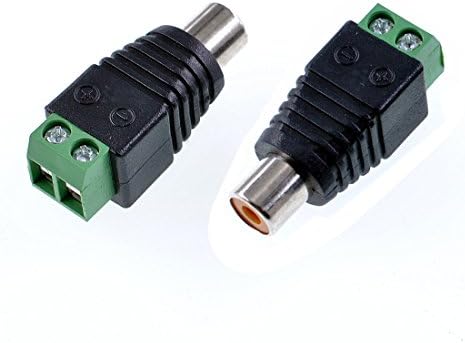 OIYAGAI 8PCS zvučnik RCA žica do AV Phono ženski RCA kablovski priključak Jack adapter