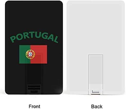 Portugal zastava USB Flash Drive Kreditna kartica Dizajn USB Flash Drive Personalizirani memorijski stick tipke 32g
