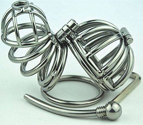 Fancalen muški kavetni uređaj zaključani kavez, nehrđajući čelik ergonomski dizajn seks igračka, podesivi praktični kavez za penis