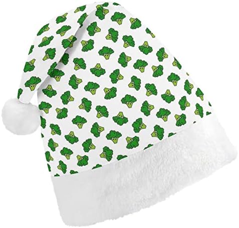 Brokula uzorak Božić šešir meka pliš Santa kapa Funny Beanie za Božić Nova Godina svečana zabava