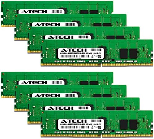 A-Tech 64GB komplet memorije RAM-a za supermicro sys-6029U-E1CR4 - DDR4 2400MHz PC4-19200 ECC registrovani RDIMM 1RX8 1.2V - server