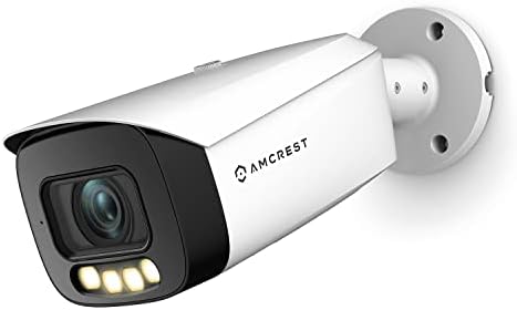 AMCREST 4K 30FPS AI IP POE kamera sa kamionom sa punim noćima, F1.0 Aperure i 1 / 1.2 Senzor slike, sigurnosni metak na otvorenom