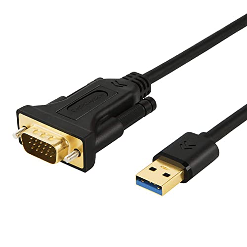 CableCreation USB 3,0 do VGA kabela 6 stopa, VGA do USB adapter Cord 1080p @ 60Hz, vanjska video kartica, samo podržava Windows 10