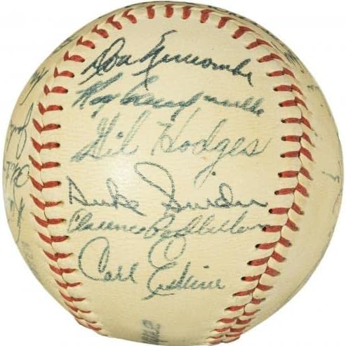 Jackie Robinson Roy Campanella 1952 Brooklyn Dodgers potpisao je bejzbol PSA DNK COA - AUTOGREMENA BASEBALLS