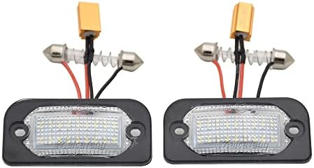 Malcayang White LED licencna ploča svjetlost stražnje licencna ploča lampica za zajam za zajam za benz W203 2D