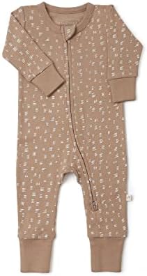Organizaci makemake dobiva sertifikovana organska odjeća za bebe dvosmjerna zip romper folije Onesie rodne neutralne dječje djeteke