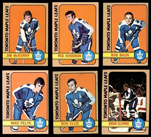 1972-73 Topps Toronto javorov listovi u blizini Team Set Toronto Maple Leafs VG / Ex Maple list