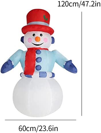 EESLL božićni ukrasi na naduvavanju na otvorenom Božić ukrasni snjegović ukrasni vrt Igračke za naduvavanje sa svjetlima na otvorenom