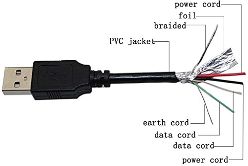 Dkkpia USB kabl za punjenje kabl za VuPoint PDS - ST510-VP PDS-ST510A-VP PDS-ST510R-VP Magic Wand prijenosni skener