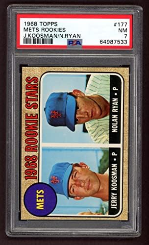 1968 APPS 177 A Mets Rookies Nolan Ryan / Jerry Koosman New York Mets PSA PSA 7.00 Mets