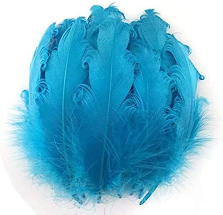 VideoPUP 20kom Svijetlo plavo uvijeno perje 12 - 17cm prirodno perje za DIY zanatsku odjeću dekoracija zabave okupljanja i druga dekoracija