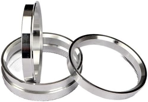 Yoiqi Hub Centrični prstenovi 4pcs Aluminijumski čvorovi za automobile Zvuk centrirani prstenovi za prstenje 56.6-56.1 57.1-56.1 60.1-56.1