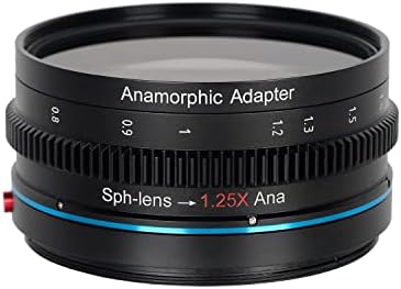 Sirui 1.25X T2.9 Anamorfni adapter sa prednjim jednim fokusom, 82 mm zadnje nit