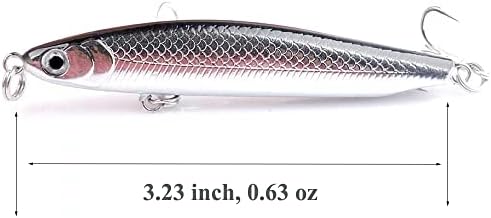 Sporo potonuće mamac ili olovke popper mamka, kao olovke popper mamka ili tvrdog mamca mamac, ribolovni čepovi za losos crvene ribe