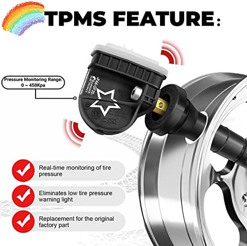 TPMS senzor 315MHz sistem monitora tlaka guma 4-paket kompatibilan sa Chevy GMC Pontiac Saturn / Express Silverado Suburban & Savana