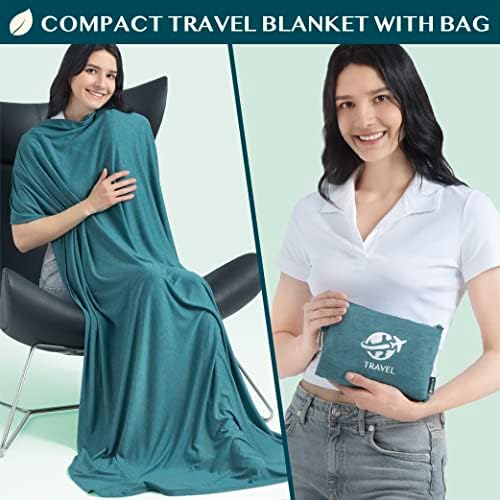Pavilia mekana kompaktna pokrivačica i jastuk, sklopivi prekrivač u vrećici, lagani prenosivi letvi pokrivač sa trakom za prtljag,
