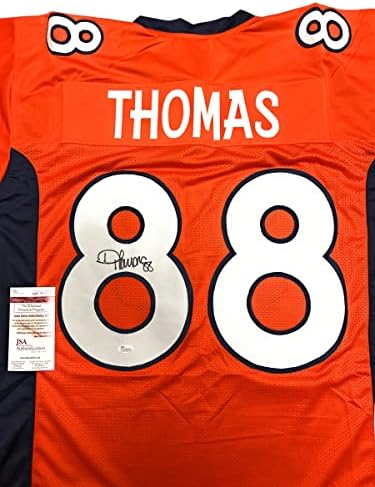 Demaryius Thomas Denver Broncos potpisan autogragram Custom Jersey Orange JSA svjedoči ovjereno