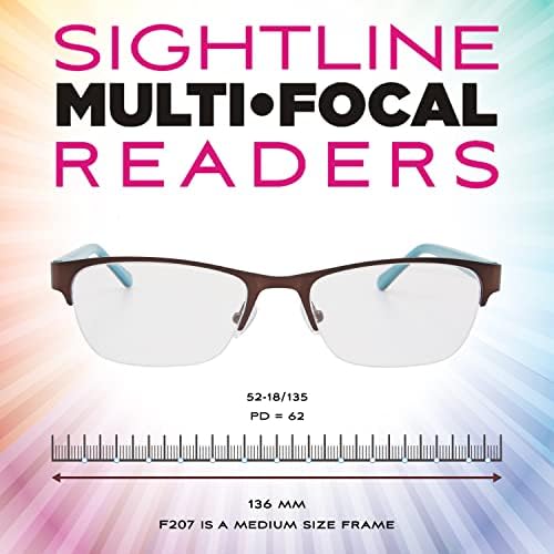 Sightline F207 Multifokus Progresivne Naočare Za Čitanje Srednje Veličine