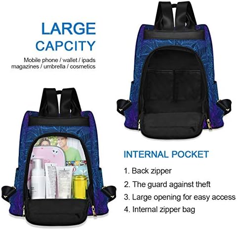 Alaza Fabulous Unicorn Rainbow Boja ruksačka torbica za žene Anti Theft Moda Back Pack Torba za ramena