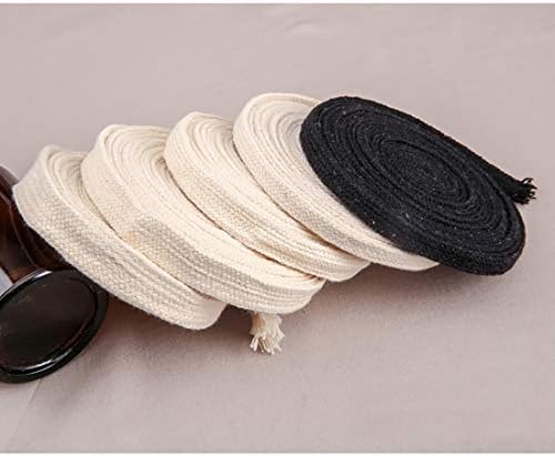 Aodao prirodni pamučni konop upleteni mekani vrpca za diy Craft Izrada, pletenje, makrame - promjera 10 mm