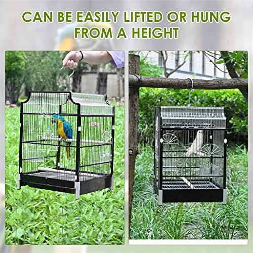 Treqb veliki kavez za ptice žičane kavez za uzgoj metala kavez za ptice ventilirani kavez za prijenosni kućni ljubimci