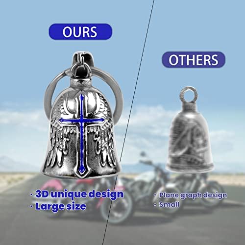 FChmy Angel motocikl Biker Bell, motocikl ili bicikl Bell tipka za ključeve, pomažu vam da eliminirate lošu sreću i mehaničke probleme