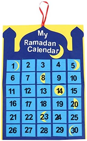 Abaodam 1 Pc Za Višekratnu Upotrebu Odbrojavanje Poster Dekorativni Kreativni Ramazan Kalendar Eid Mubarak Photo Prop